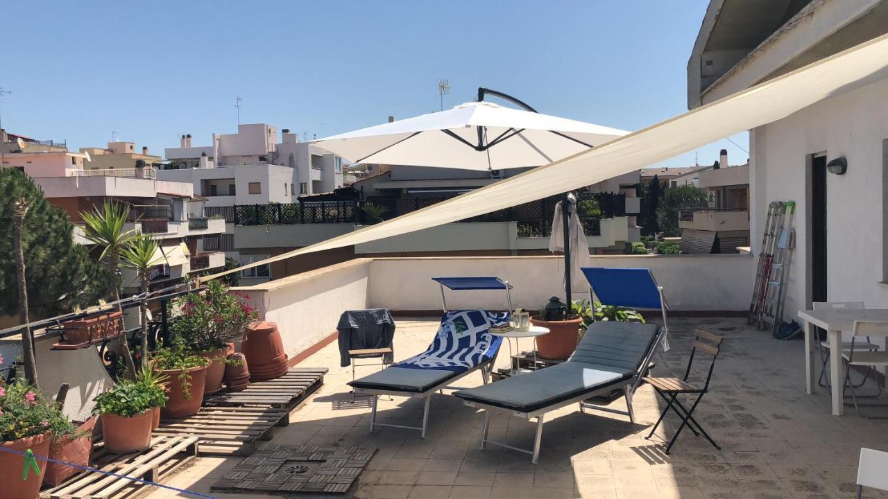 Attico Terramare - Beach & Maxi Terrace & Electricbbq Santa Marinella Exterior foto